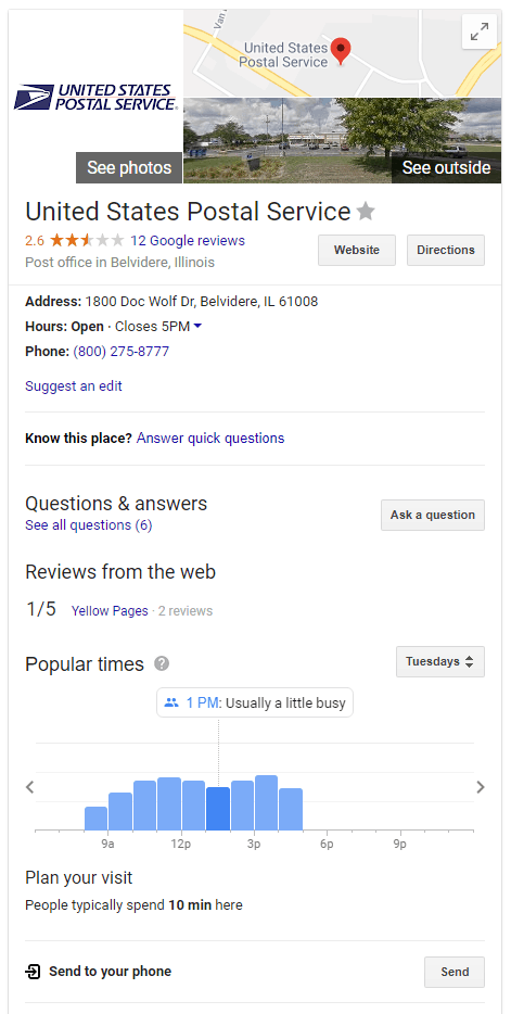 Google Knowledge Panel