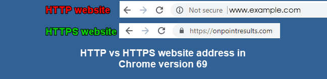 HTTP in Chrome 69