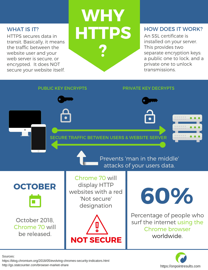 HTTPS Traffic Infographic